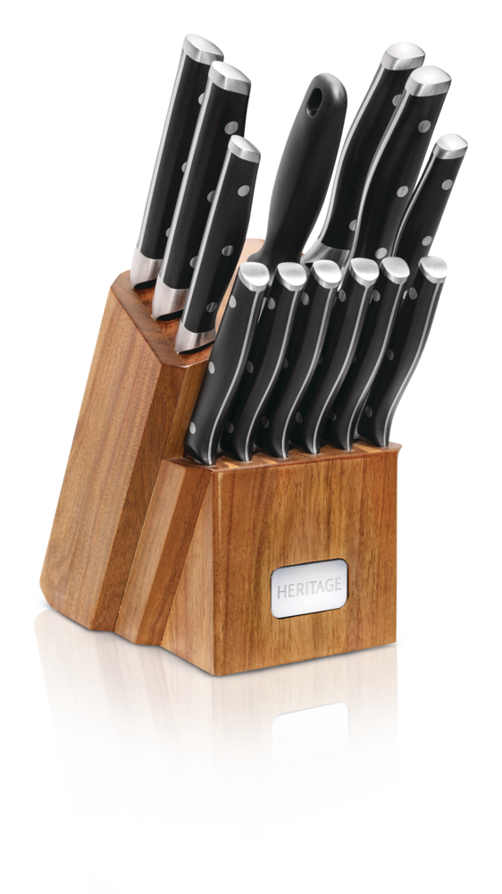 Heritage Acacia Wood Knife Block Set, 14pc Canadian Tire