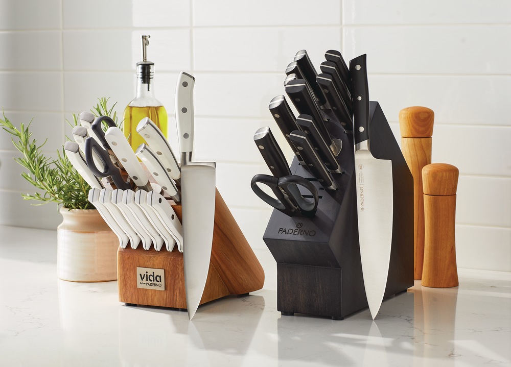 PADERNO Highland Stainless Steel Knife Block Set, 14pc Canadian Tire