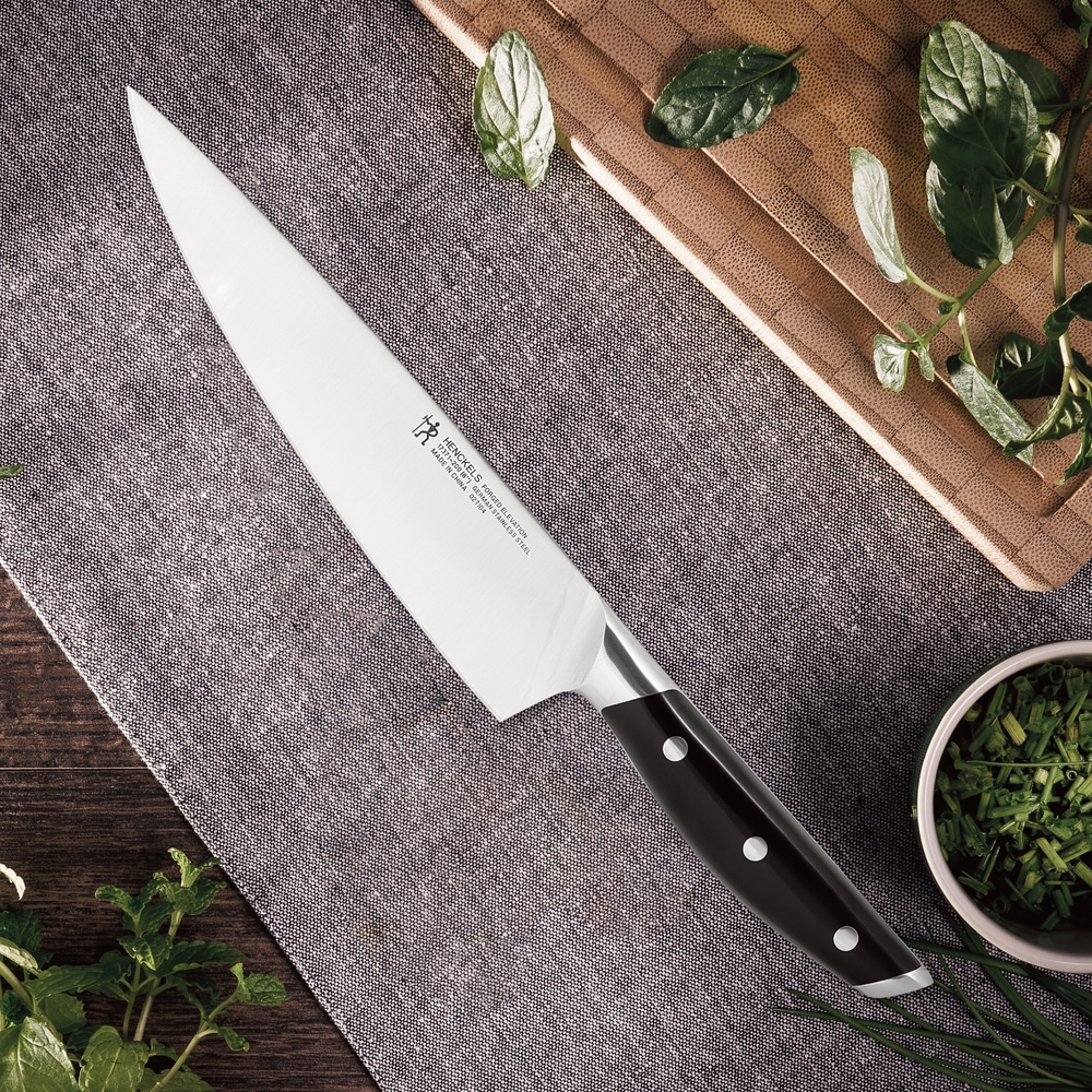 Ensemble avec bloc à couteau Henckels Elevation, noir, 17 pièces Canadian Tire