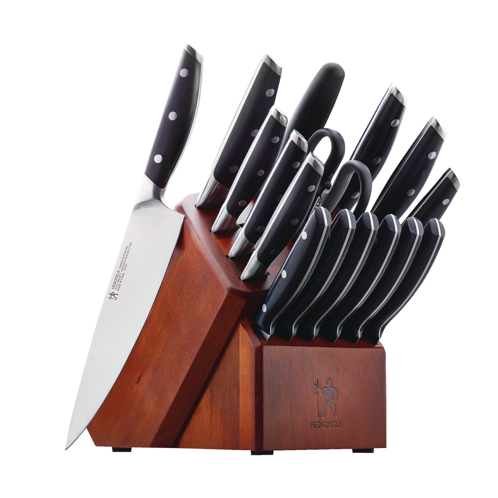 Henckels Elevation Knife Block Set, Black, 17pc Canadian Tire