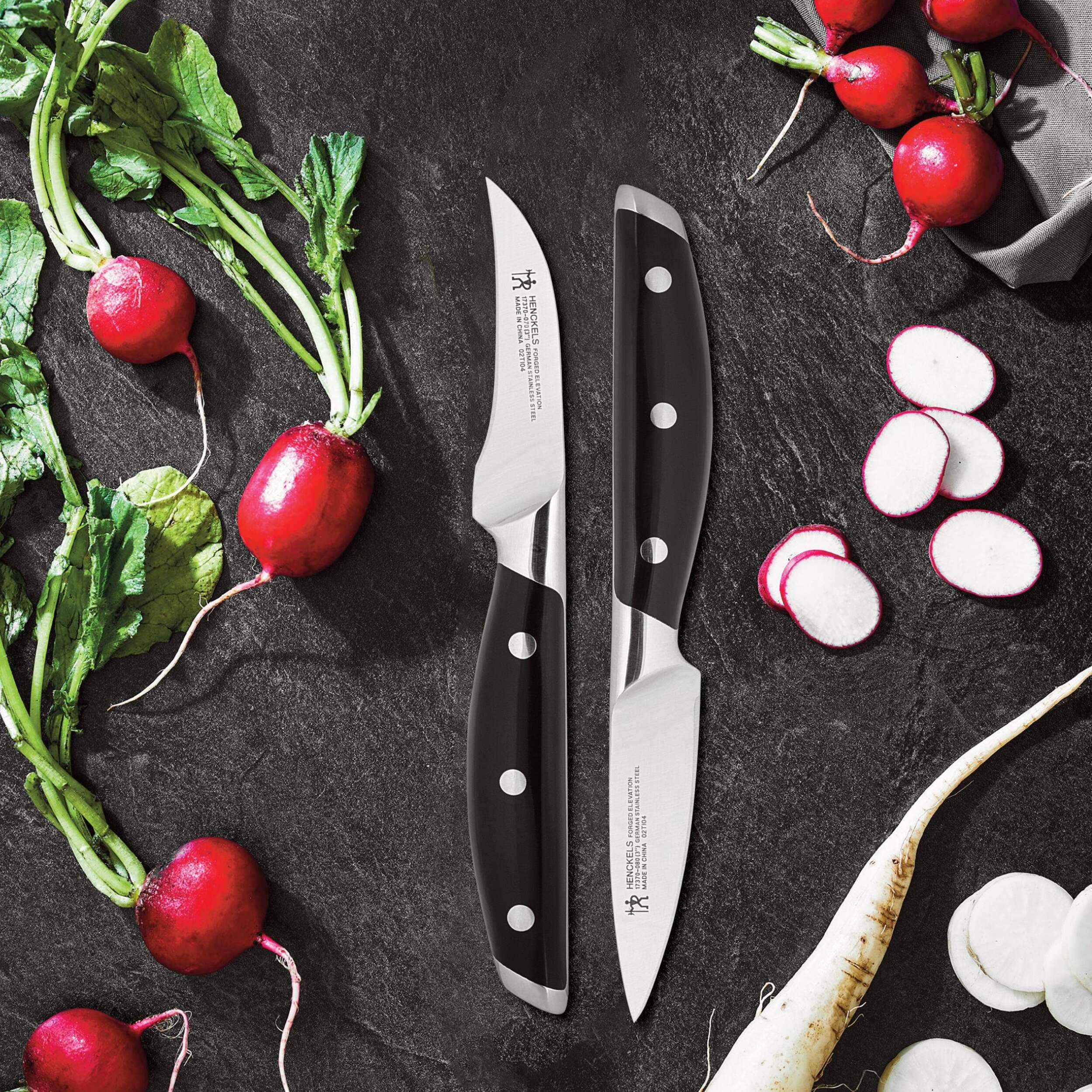 Henckels Elevation Knife Block Set, Black, 17pc Canadian Tire