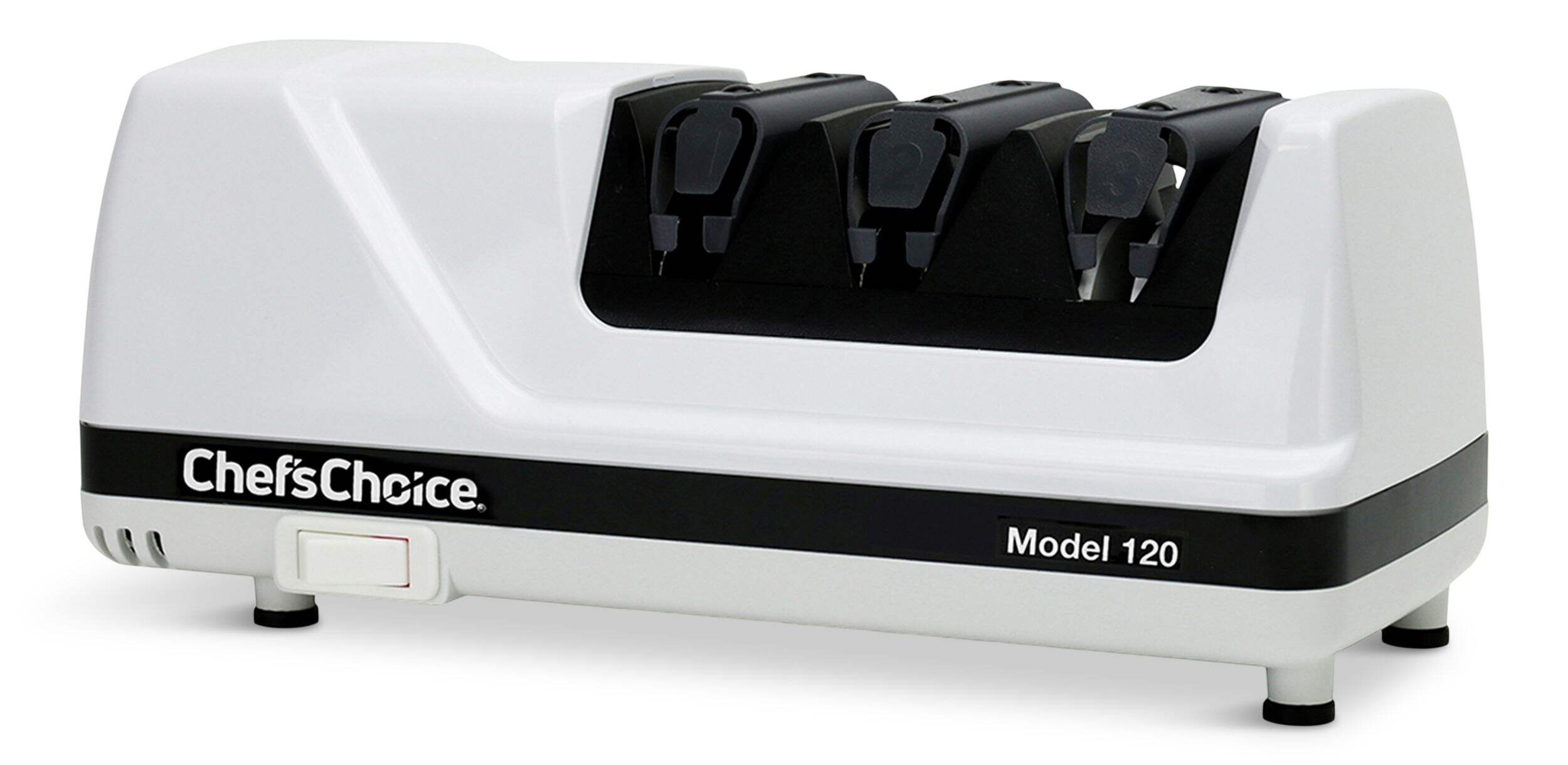 Aiguiseur de couteaux électrique professionnel 120 Chef's Choice, 3 phases Front_Angled_Left