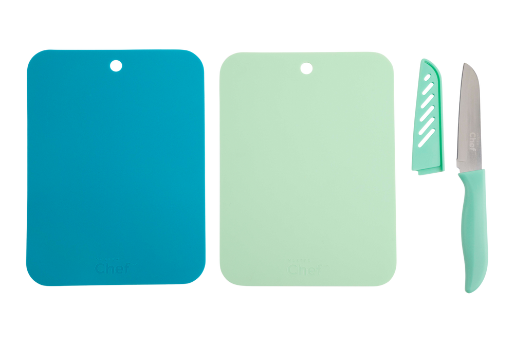 MASTER Chef Mini Cutting Mats & Paring Knife Set, 4pc Canadian Tire