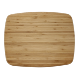 Planche à découper en bambou résistante aux rayures MASTER Chef, 11 x 14 po Overhead_Flat