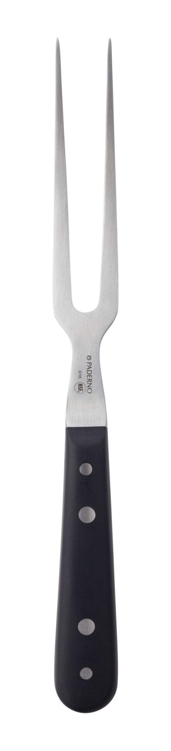 Paderno Professional Montgomery Fully Carving Fork, 4in