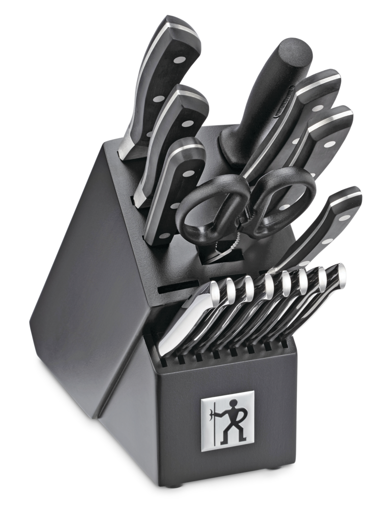 Henckels Stainless Steel Aviara Knife Block Set, Ergonomic Grip
