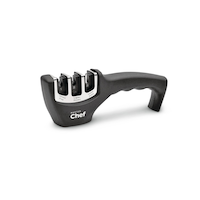 MASTER Chef 3-in-1 3-Stage Knife Sharpener, Non-Slip Front_Angled_Left