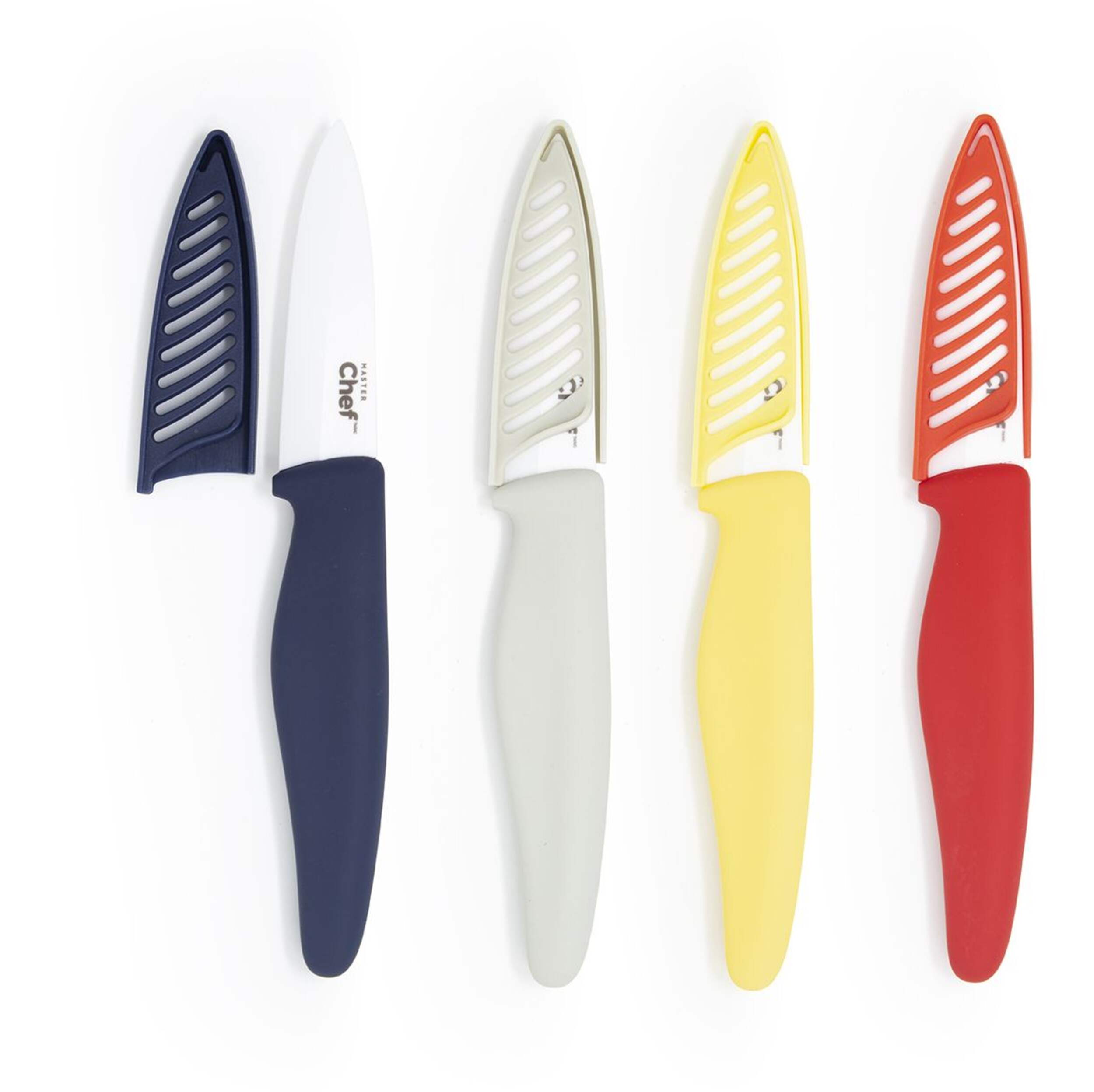 MASTER Chef Ceramic Paring Knife with Sheath, 3-in, Assorted Colours Front_Flat