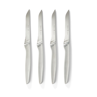 HENCKELS Stainless Steel Steak Knife Set, Dishwasher Safe, 4-pc