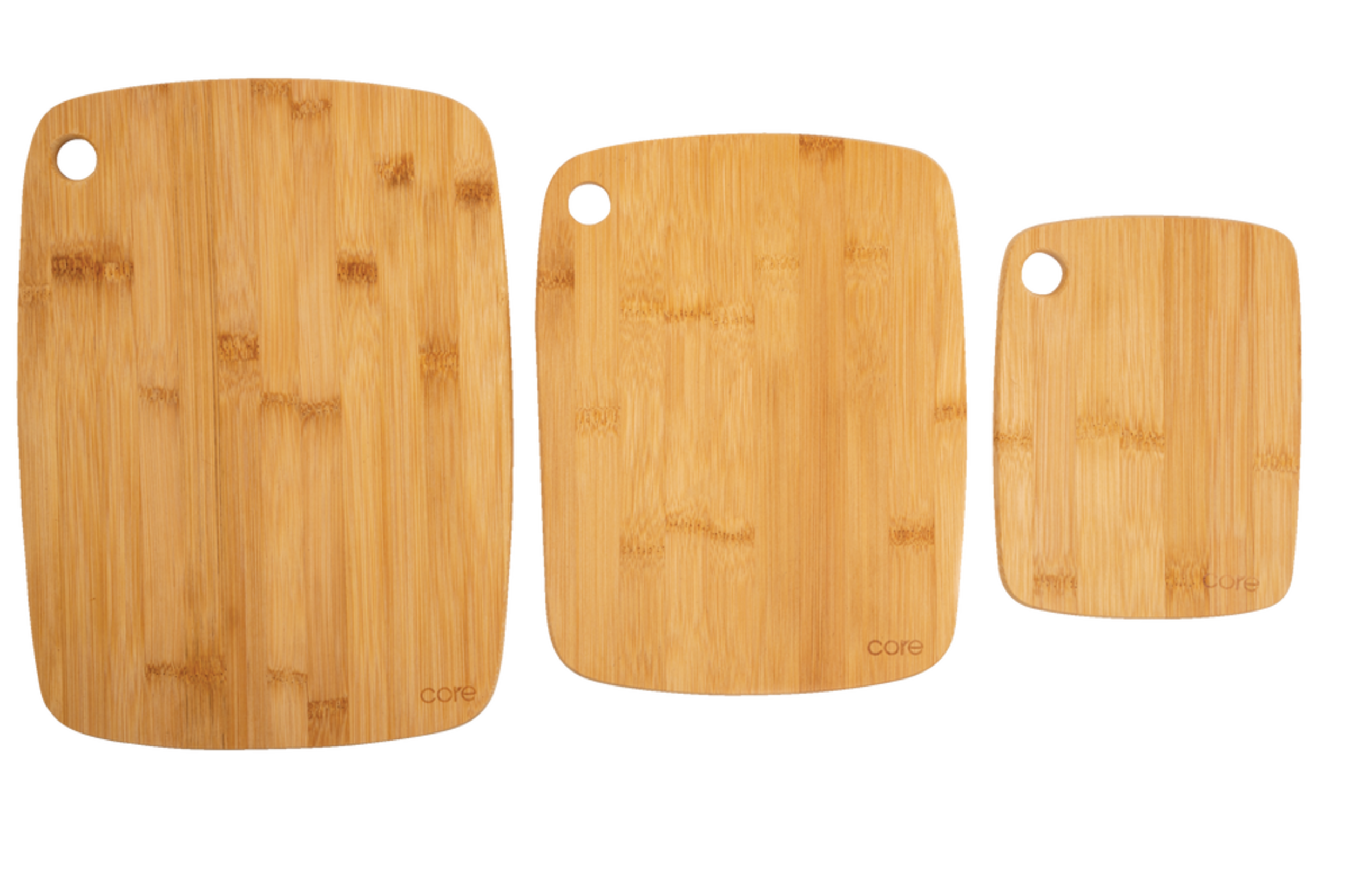 Master Chef Bamboo Cutting Board, Dishwasher Safe, Assorted Sizes, 3pk Canadian Tire