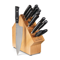 PADERNO Montgomery Stainless Steel Knife Block Set, 14-pc