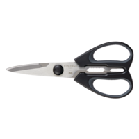 PADERNO Stainless Steel Multi-Purpose Kitchen Shears with Ergonomic Grip and Built-In Bottle Opener