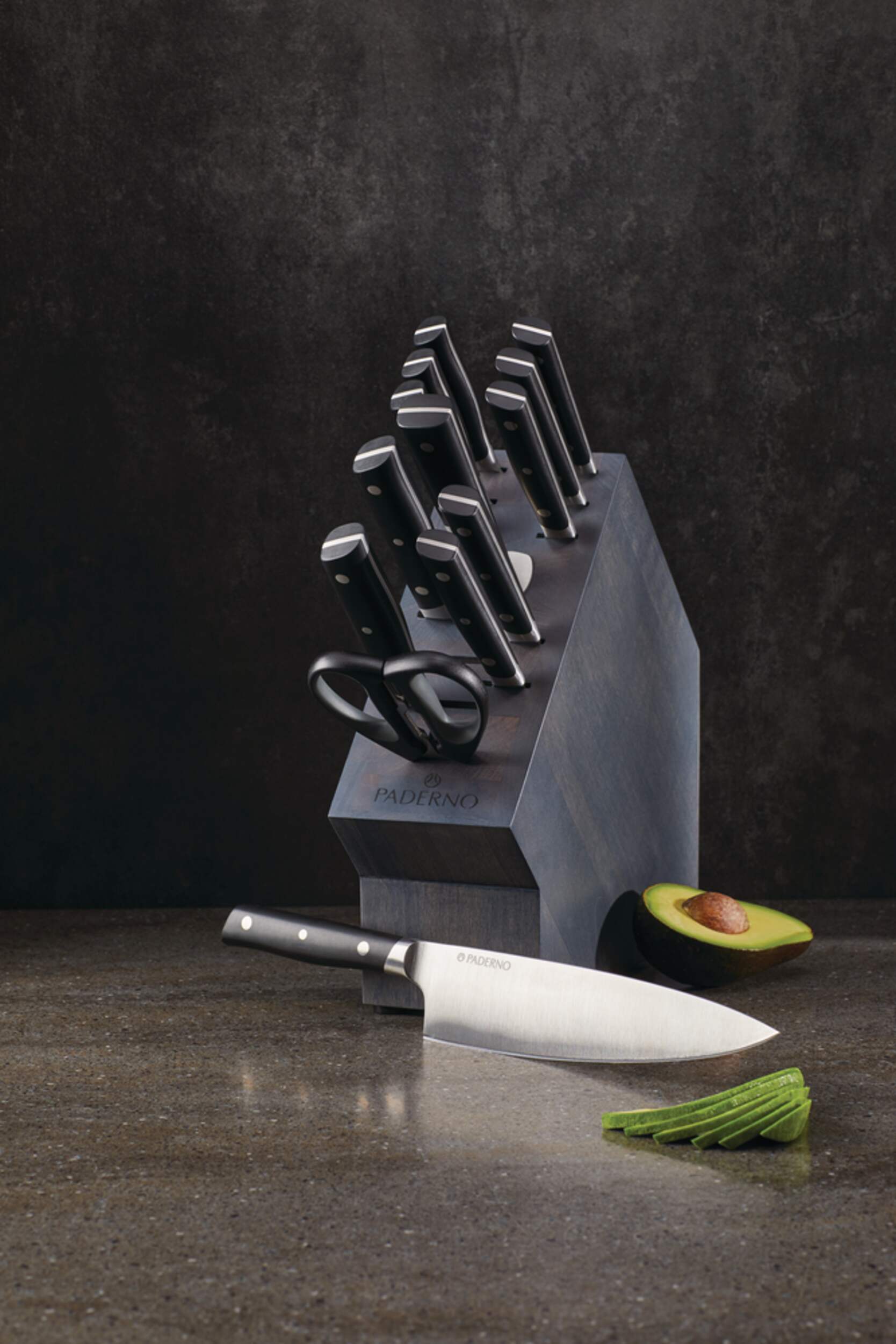 PADERNO Highland Stainless Steel Knife Block Set, 14pc Canadian Tire