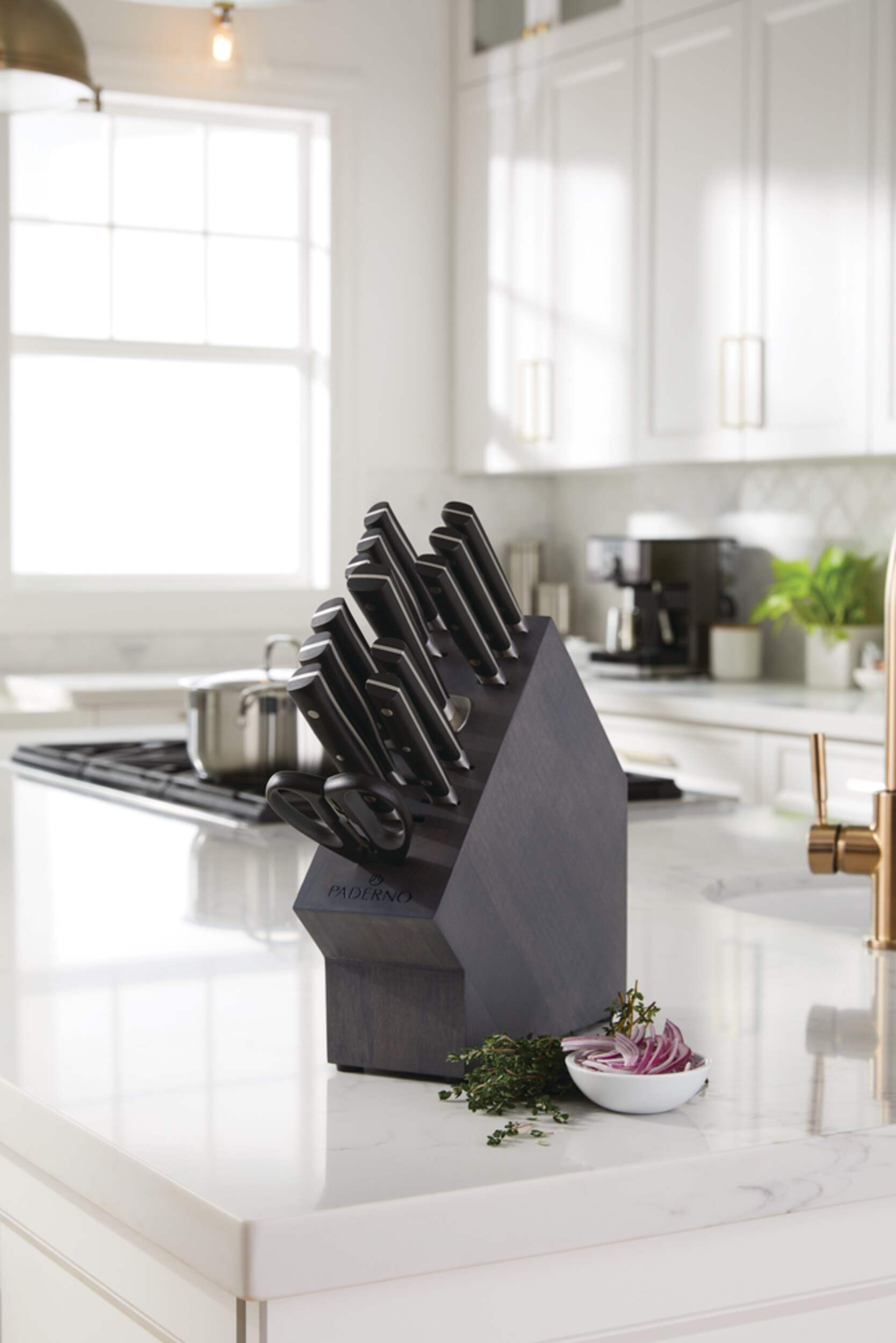 PADERNO Highland Stainless Steel Knife Block Set, 14pc Canadian Tire