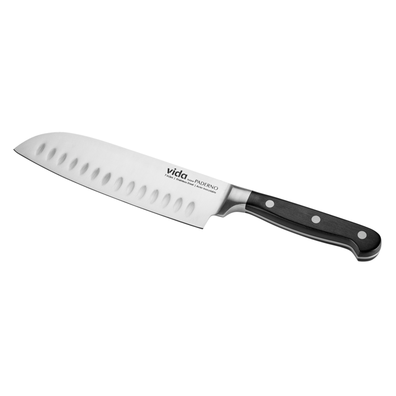 Zelite Couteau Cuisine, Couteau Santoku en Acier Inoxydable
