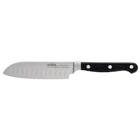 Vida by PADERNO Stainless Steel Triple Rivet Santoku Knife, Ergonomic Grip, 5-in