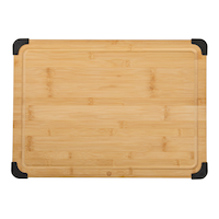 Vida by PADERNO Nonslip Bamboo Board, 15-in x 21-in Front_Flat