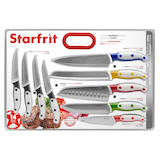 Starfrit Knife Set with Steak Knives, 14-pc Front_Flat