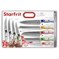 Starfrit Knife Set with Steak Knives, 14-pc Front_Flat