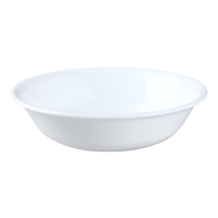 Corelle Winter Frost Glass Dip & Condiment Bowl, Chip Resistant, 10-oz, White