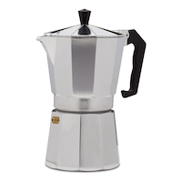 MASTER Chef 6-cup Stovetop Espresso Maker Front_Angled_Left