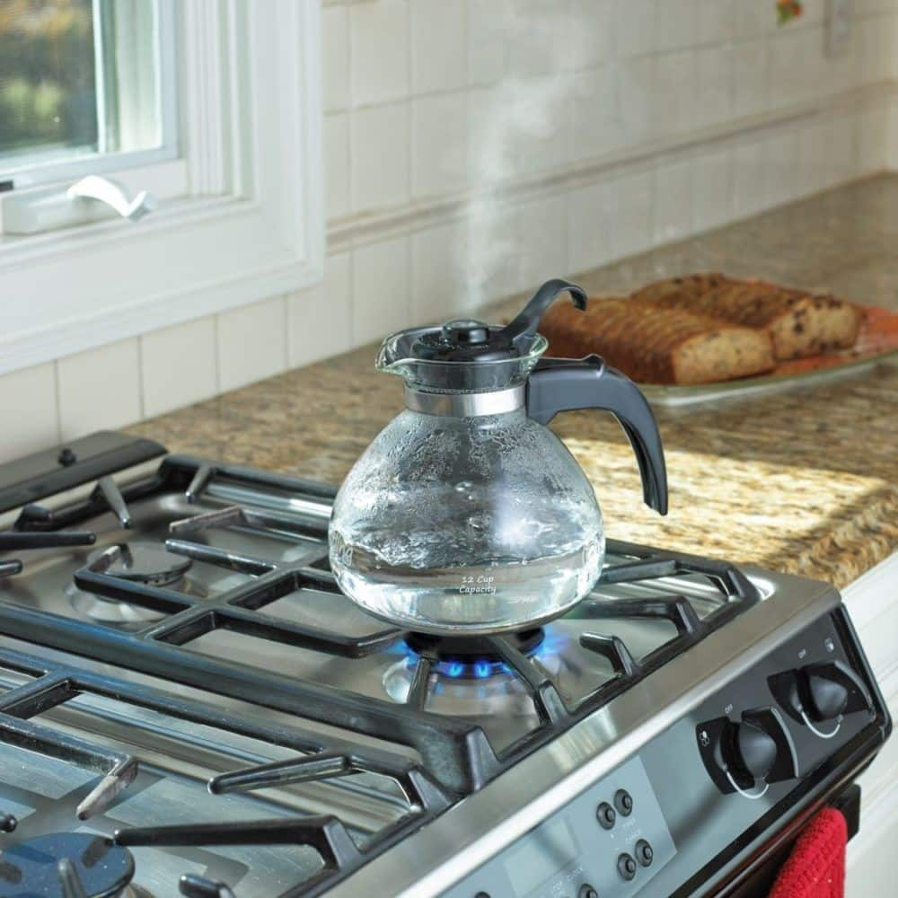 Kettle for outlet gas stove