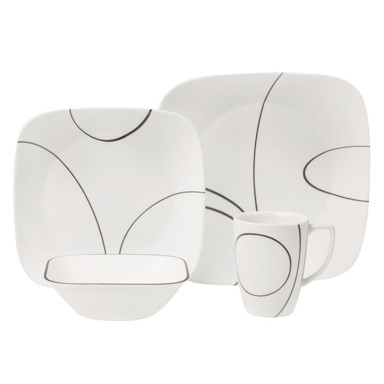 Corelle square simple lines cheap