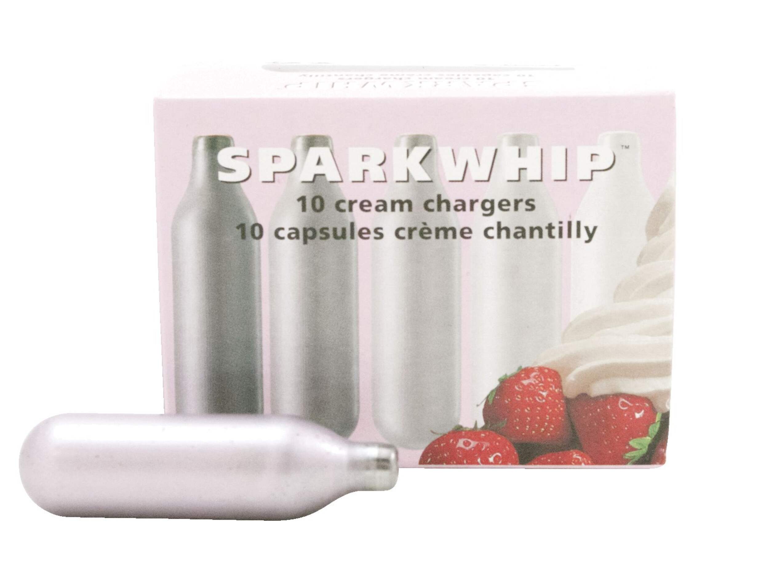 iSi Mini Whipped Cream Whipper Charger, Recyclable, 10-pk Composite_or_Mixed