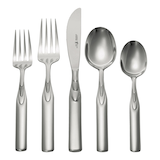 Henckels Rapture Polished Stainless Steel Flatware Set, Serves 4, 20-pc Overhead_Flat