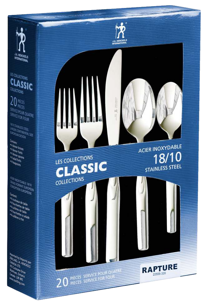 Henckels Rapture Flatware Set, 20pc Canadian Tire