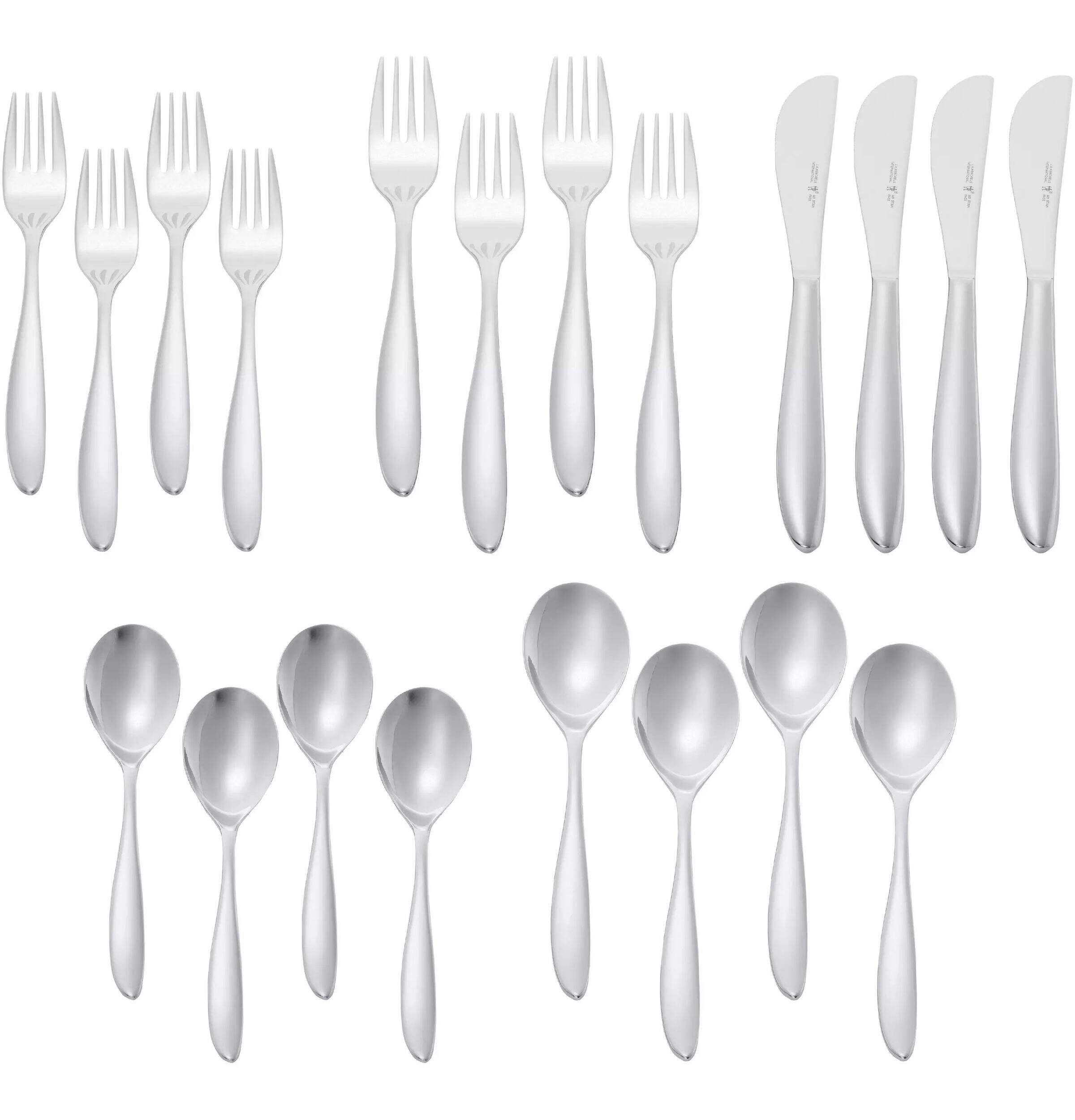 Henckels Venicia 20pc Stainless Steel Flatware Set, Serves 4 Canadian