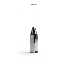 Primula Stainless Steel Handheld Electric Milk Frother, Portable Front_Angled_Right