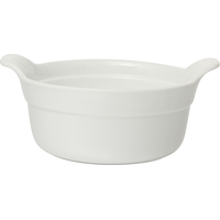 Bol à soupe à l'oignon en porcelaine avec anses Mann Marketing, blanc, 475 mL