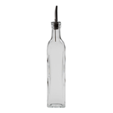 Burette d'huile ou de vinaigre en verre Libbey allant au lave-vaisselle, incolore, 500 mL Front_Flat