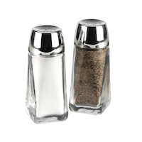 Anchor Hocking Glass Salt or Pepper Shaker, Dishwasher Safe, 4-in, 1-pc