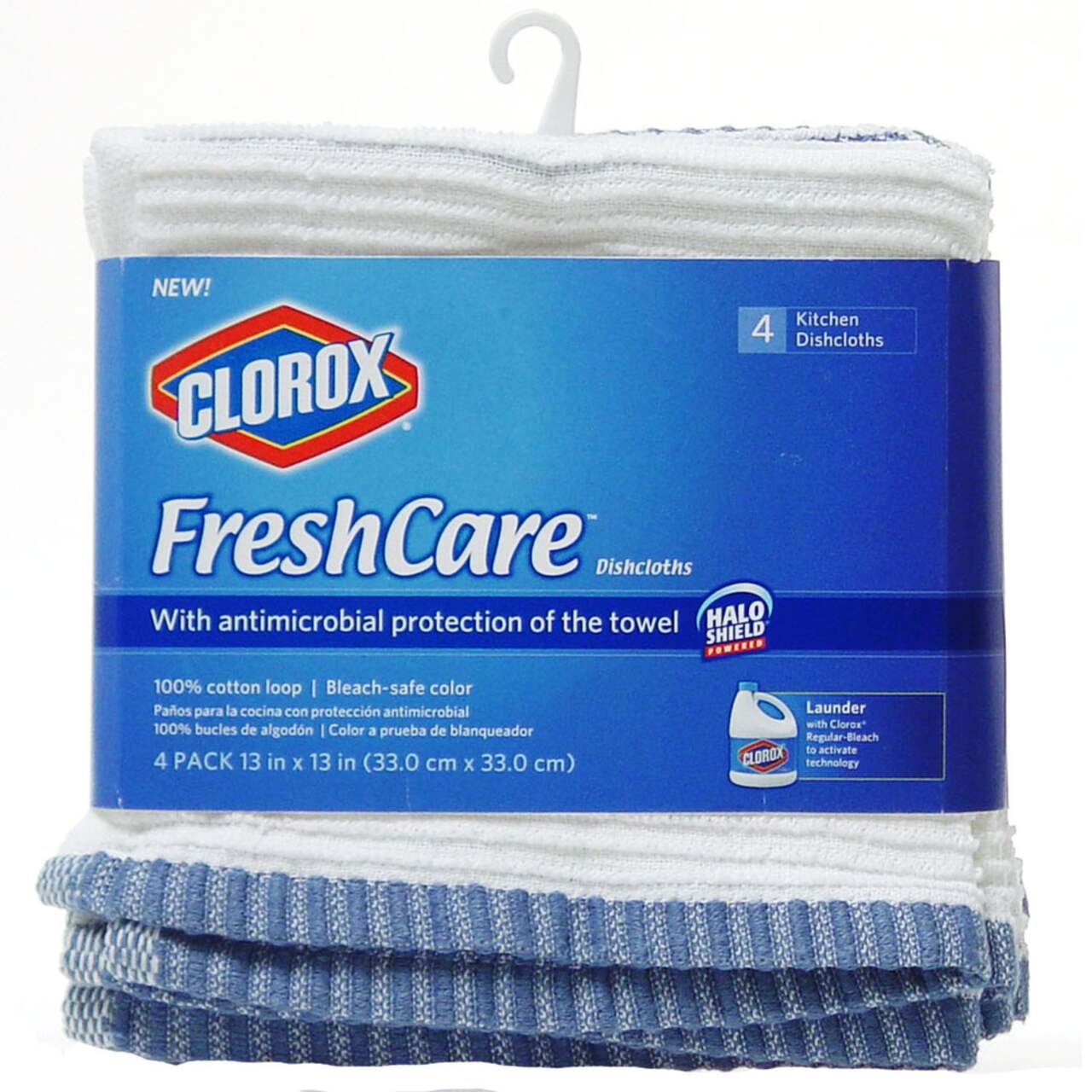 Clorox Fresh Care Dish Cloths, 2-Pk
