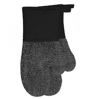 For Living Oven Mitt, Black