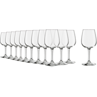 Libbey 12pc Stemmed Red & White Wine Glasses, Dishwasher Safe, 12.75-oz Composite_or_Mixed