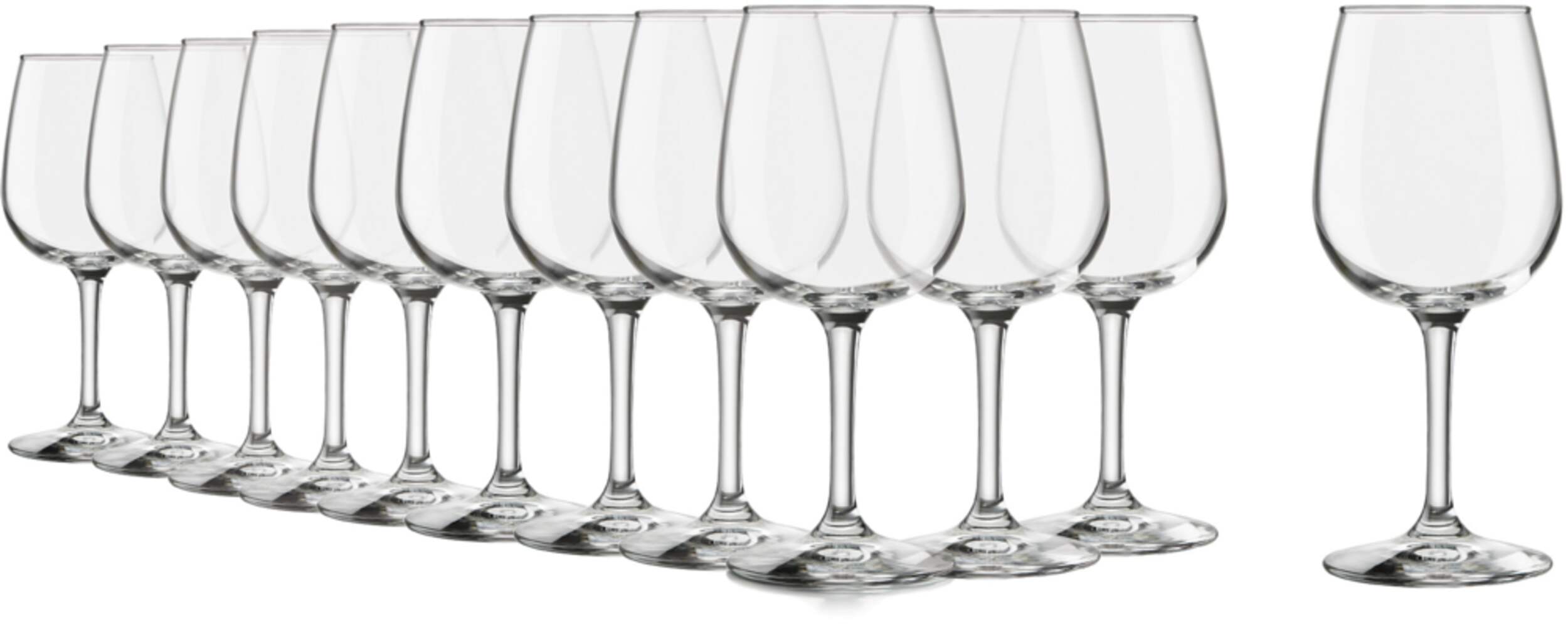 Verres à vin rouge ou blanc à pied Libbey allant au lave-vaisselle, 12,75 oz, paq. 12 Composite_or_Mixed