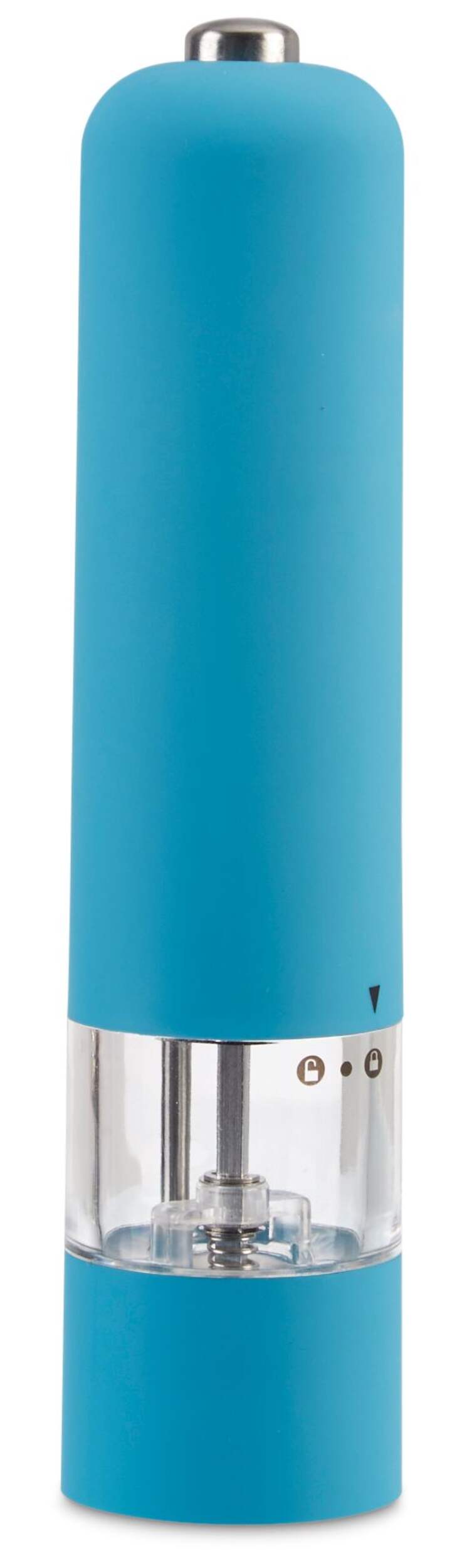 Kamenstein Electric Salt or Pepper Grinder Mill, Adjustable Nozzle, Assorted Colours Front_Flat