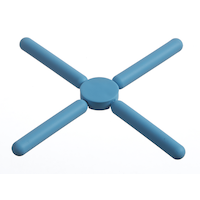 Kamenstein Silicone Trivets, Dishwasher Safe For Hot Pots & Pans, 9-in, Assorted Colours Front_Elevated