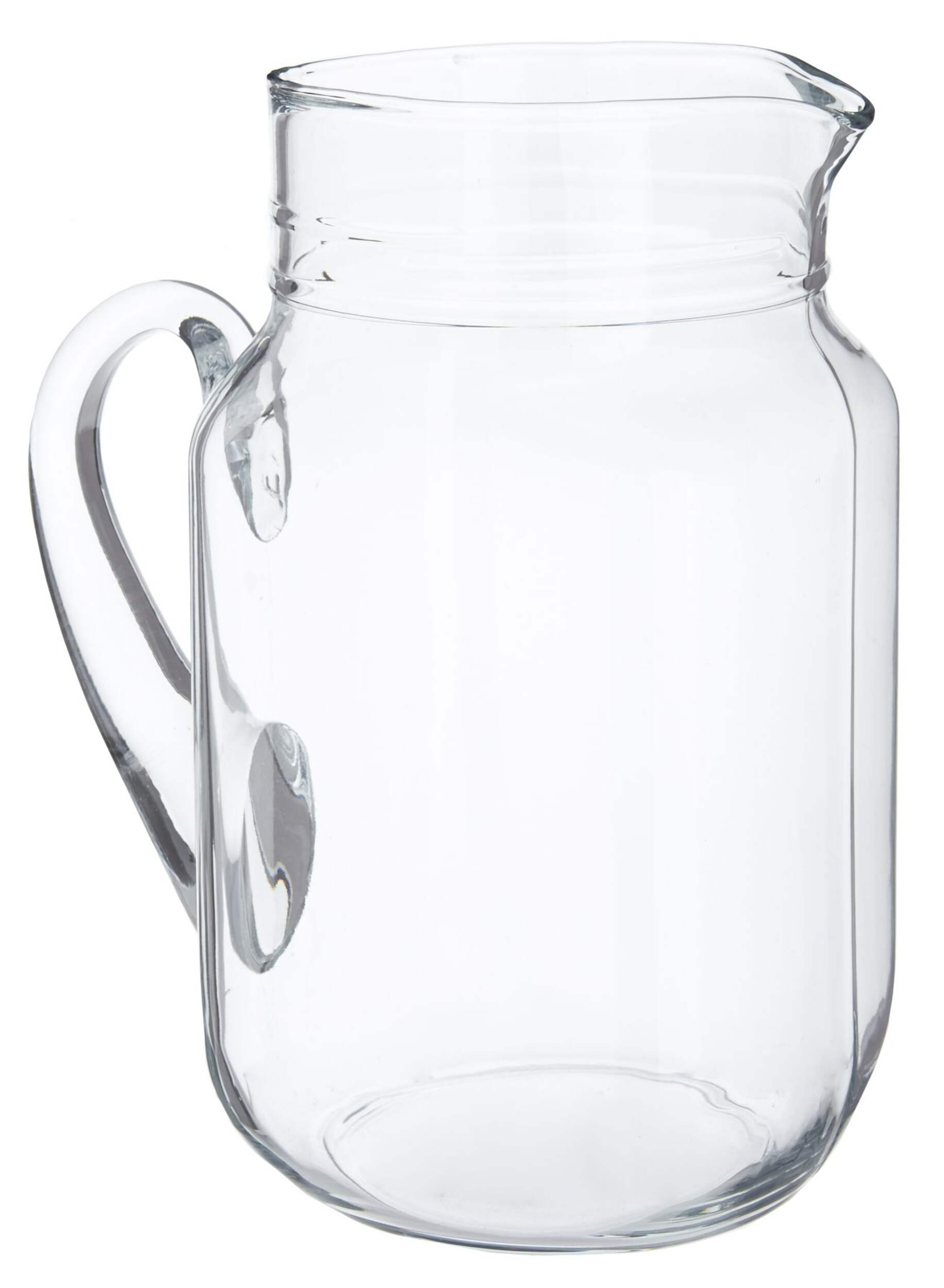 Libbey Glass Drinking Jar Pitcher, BPA Free, 2.4-L Front_Flat