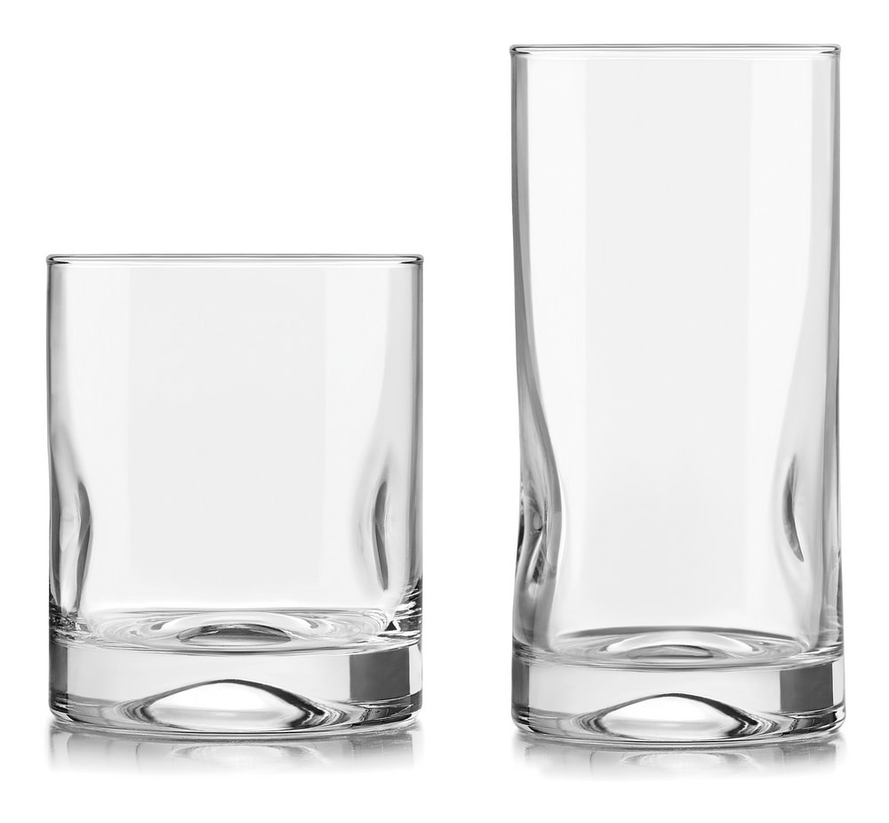 Libbey Impressions Glass Set, 16pc Canadian Tire