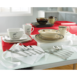 Service de vaisselle fleur sauvage Cuisinart, 16 pces Composite_or_Mixed