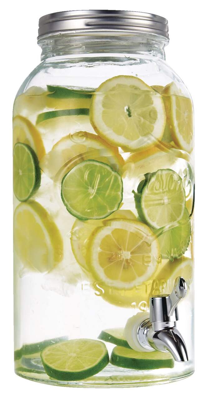 Distributeur de limonade/boisson/eau sur colonne - 3,8 litres