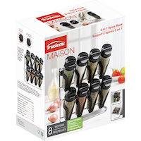 Trudeau Maison 8-Bottle Spice Rack Front_Angled_Right