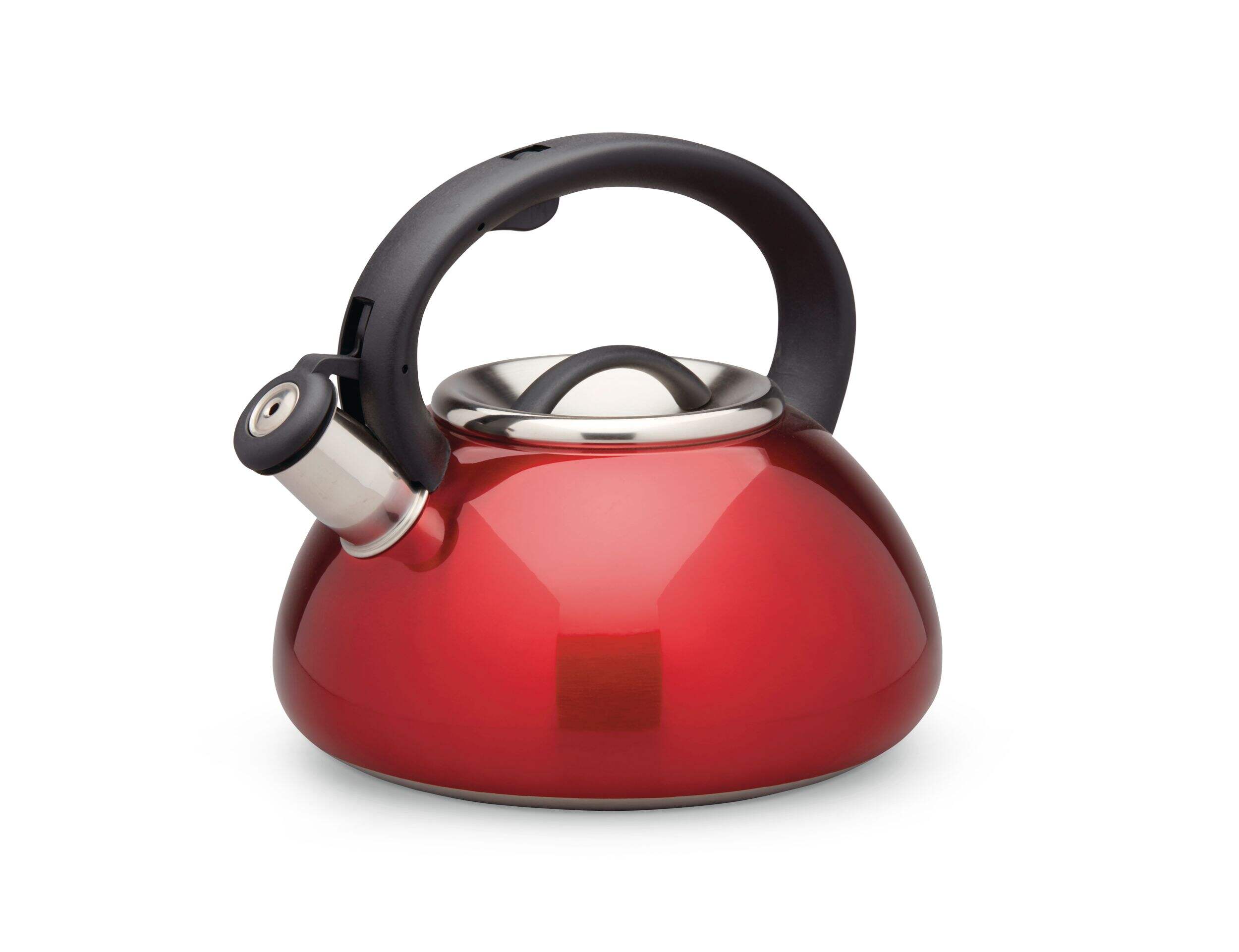 MASTER Chef Stainless Steel Stovetop Kettle, 2.5L, Red Canadian Tire