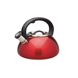 MASTER Chef Stainless Steel Stovetop Kettle, 2.5-L, Red Front_Angled_Left