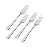 PADERNO 4pc Stainless Steel Salad Forks Overhead_Flat