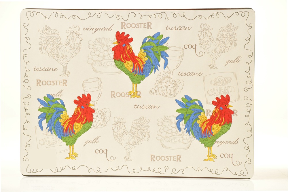 Cork Placemat, Rooster Canadian Tire